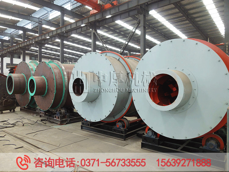 河砂滚筒烘干机设备