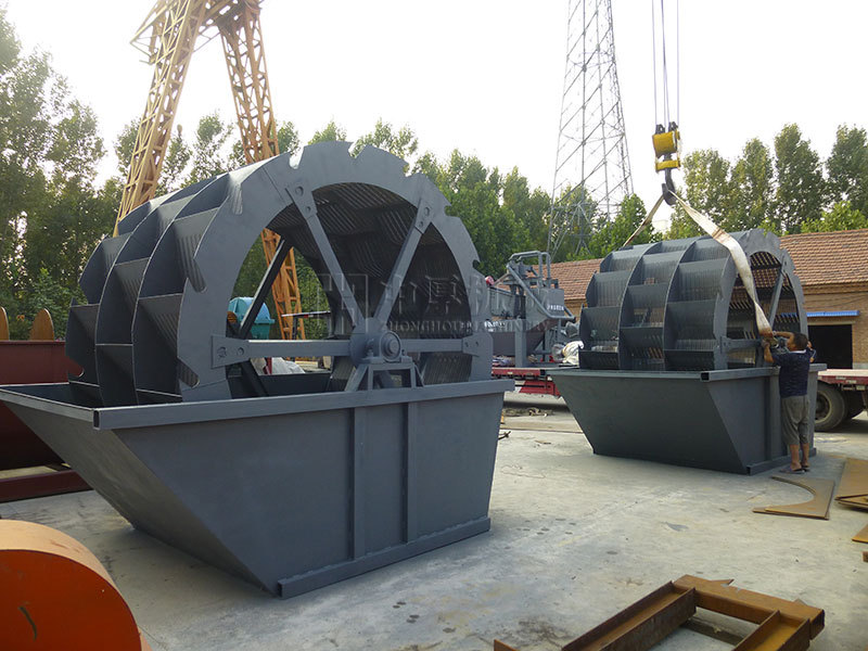 轮斗洗砂机