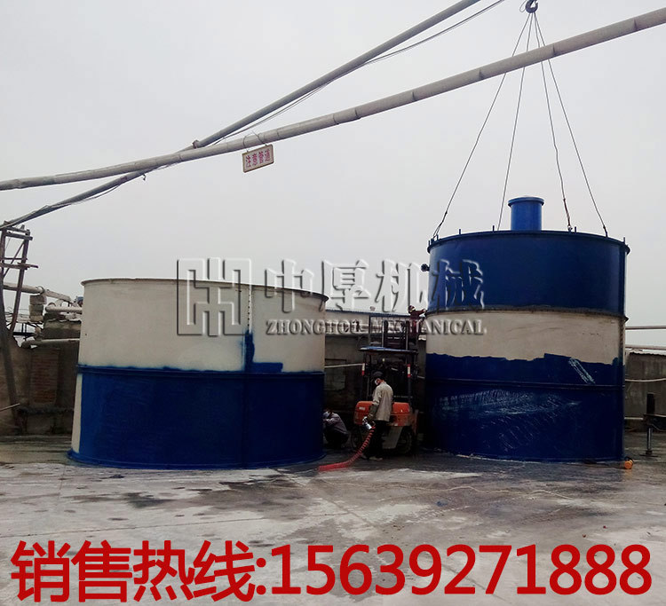 分体立式片状300吨水泥罐仓