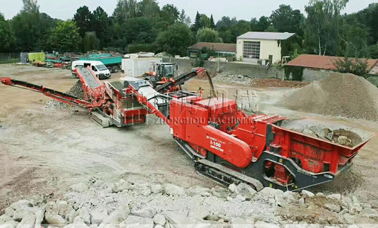 履带鄂式移动破碎站