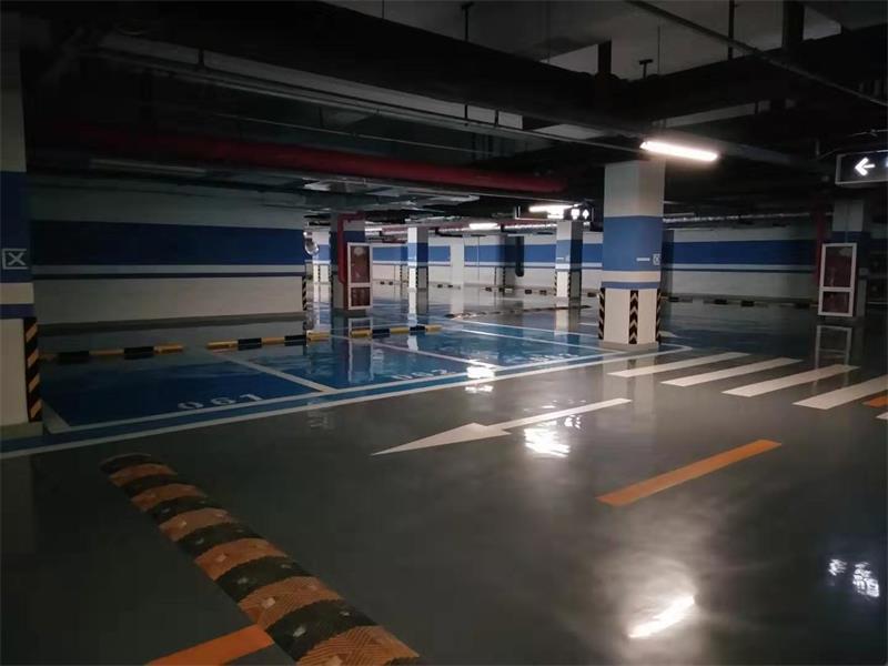 地坪耐磨车库管理系统车库环氧自流平混凝土地坪