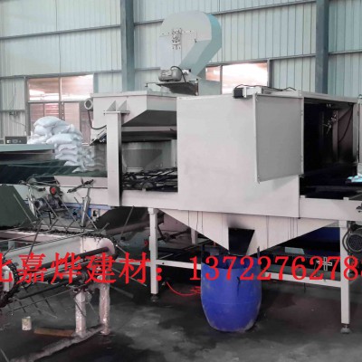 嘉烨建材彩石金属瓦设备的操作流程 钢制彩砂瓦机器
