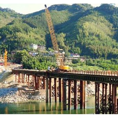 天津钢便桥「沧顺路桥」贝雷片/贝雷桥多少钱