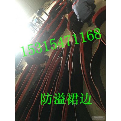 生产批发输送机专用裙边   双密封防溢裙板技术特点