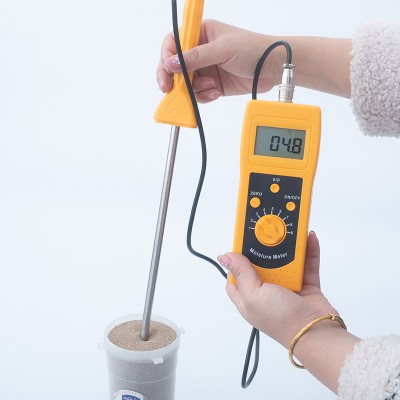 济南高周波陶瓷原料粉末水分仪DM400F  石英砂测水仪