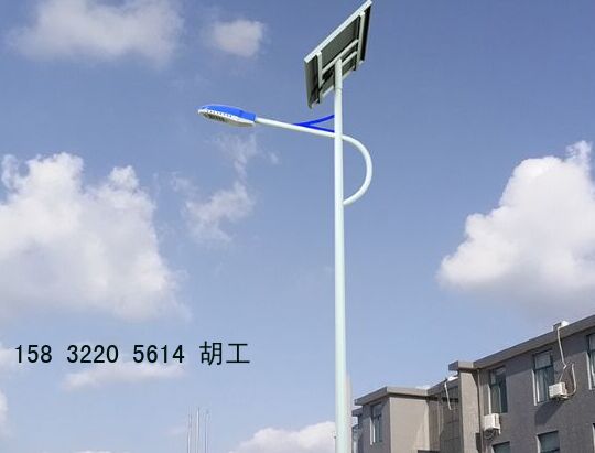 通州6米太阳能路灯农村小区锂电路灯安装配置