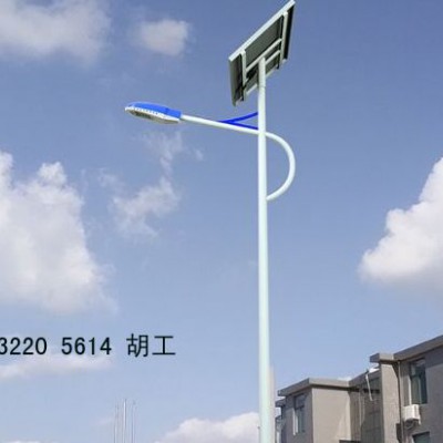 通州6米太阳能路灯农村小区锂电路灯安装配置
