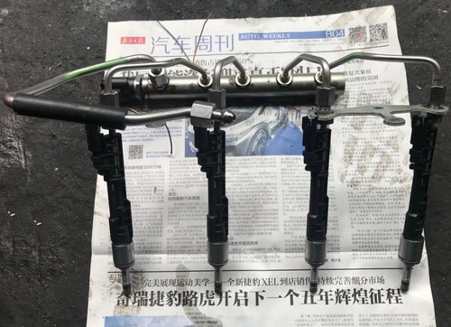 宝马N20喷油嘴 供油轨道 涨紧轮 皮带轮 点火线圈