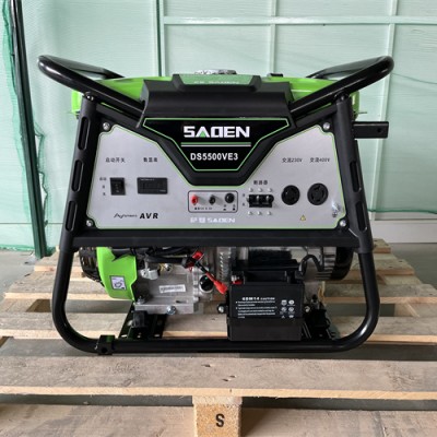 萨登DS5500VE3发电机汽油发电机强劲动力