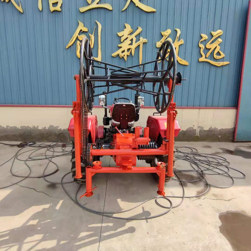电力放线5吨双卷筒拖拉机绞磨四轮拖拉机绞盘图片