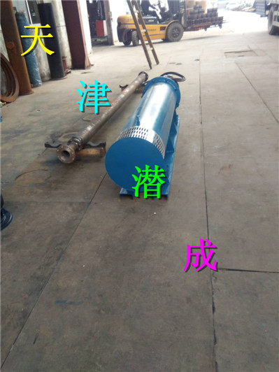 天津63KW水库取水用卧式潜水泵，河道抽水泵潜成泵业现货供应