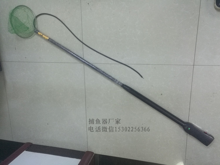 潜水杆一体杆,伸缩锂电一体杆4.5米带抄网