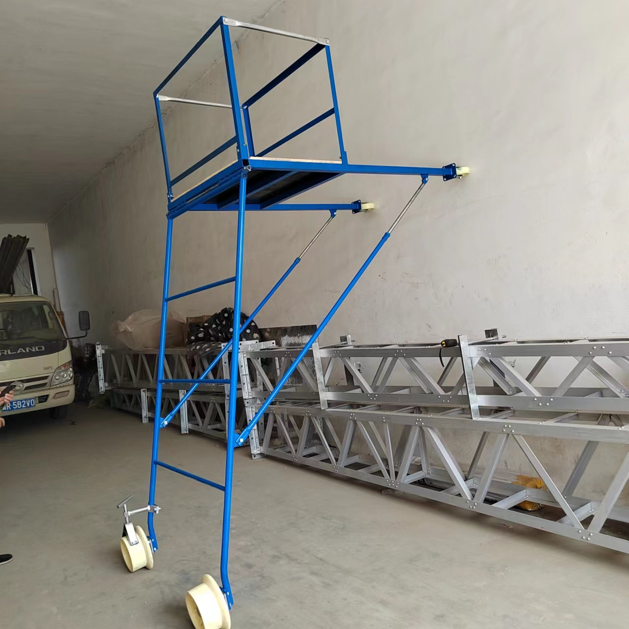 铁梯车  恒龙 隧道检修单边梯车 钢管梯车