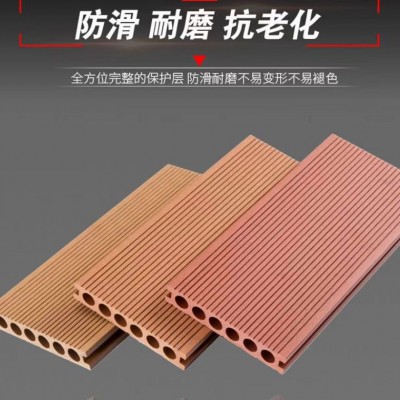 青岛生态木地板材料厂家供应 塑木复合材料地板 免维护