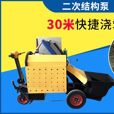 二次结构构造泵-机械化施工1机顶10人