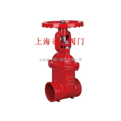 沟槽式明杆弹性座封闸阀Z81X-10Q/16Q