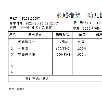 幼儿园财务管理软件，园里支出，收入，总账分析生成报表