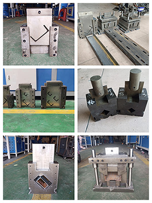 型材冲压模具，角铁槽钢方管冲孔模具，管材切断模具
