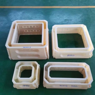 预制的水利砌块塑料模具开元制作水泥植草式护坡模板
