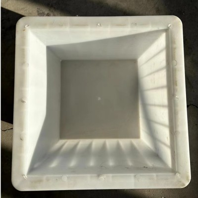 预制钢结构基础墩模具 小型圆柱光伏墩塑料模具 尺寸标准