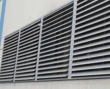 建筑物外墙铝合金百叶窗