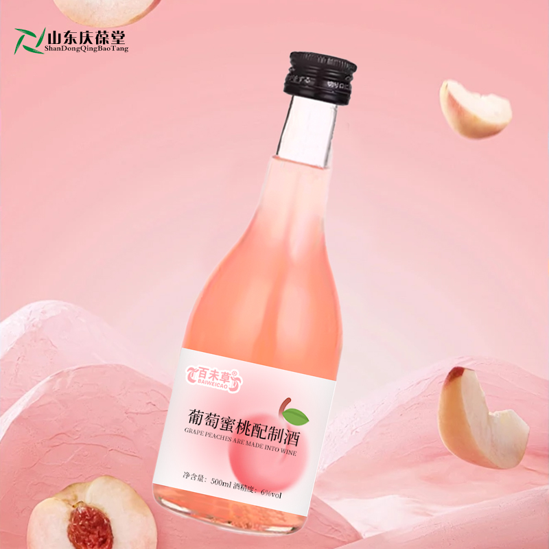 葡萄蜜桃配制酒洋酒水果酒OEM159O5373071