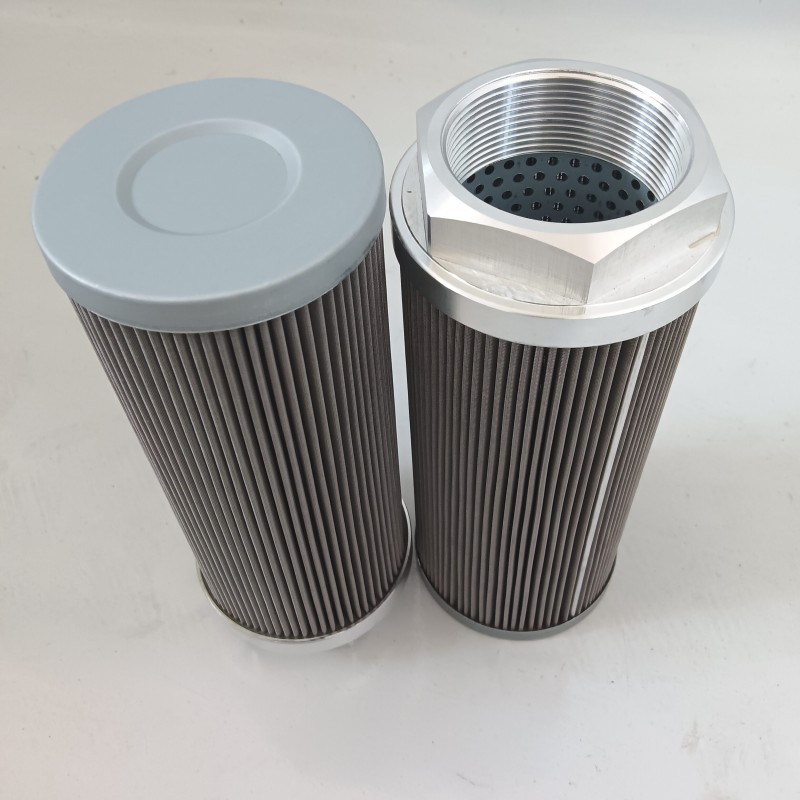 折叠不锈钢液压油滤芯100mm-M55x2过滤冲孔网