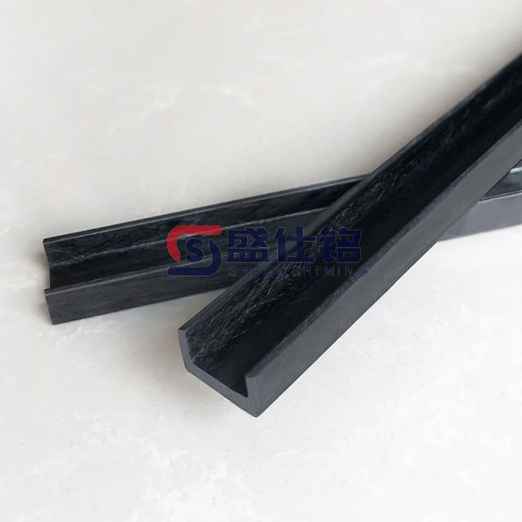碳纤维U型管 U型槽 盛仕铭碳纤维型材生产定制