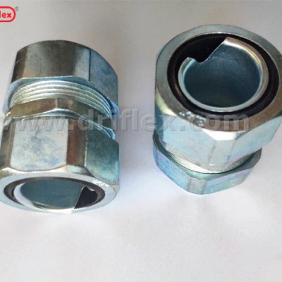 锌合金自固式接头双向金属软管连接器DN10-100