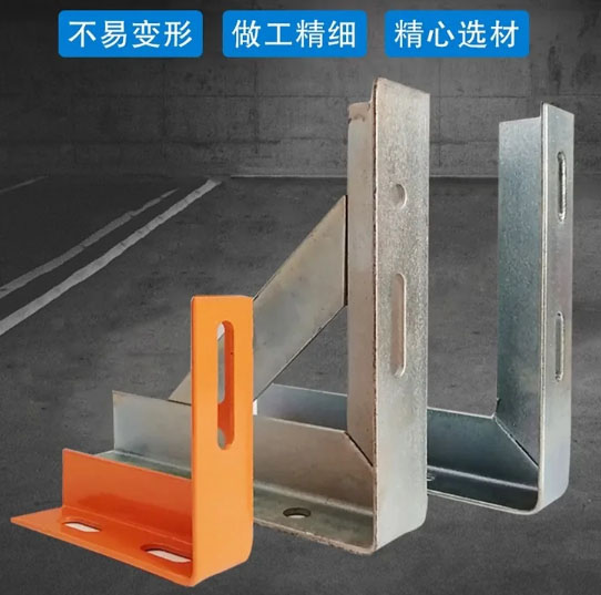 角铁支架，天然气热镀锌喷塑托架 焊接型燃气支架生产厂家