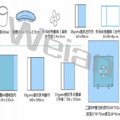 华西一次性无菌手术包(泌尿包)厂家直供