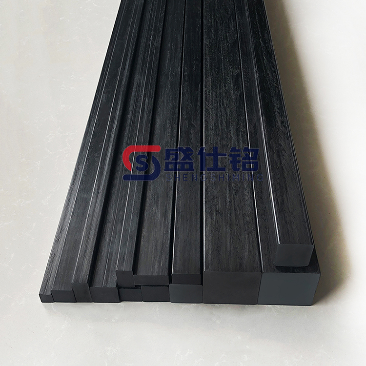 3k碳纤维方棒 健身器材用矩形棒 高强度绝缘碳棒