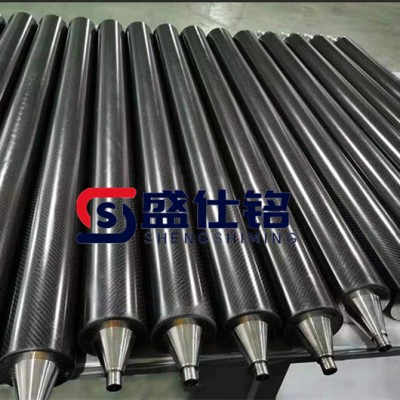 轴辊用斜纹碳纤维管 辊轴 导向辊 碳纤维制品加工
