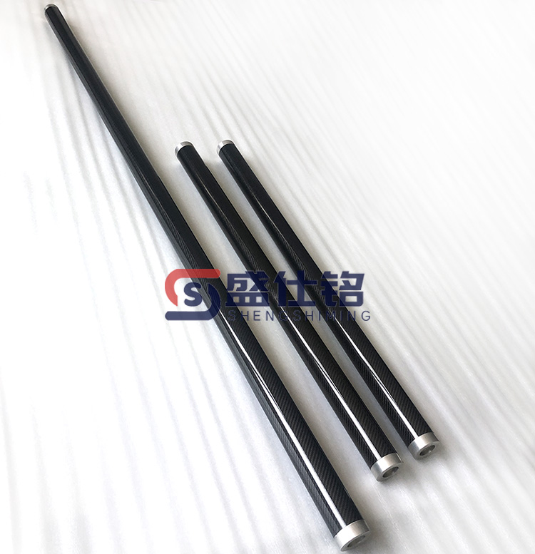 高强度碳纤维轴杆 加长碳纤维辊轴碳纤维材料耐高温腐蚀