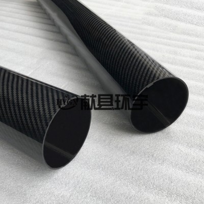3K碳纤维管 亮光纤维复合材料 机械设备空心碳纤维管
