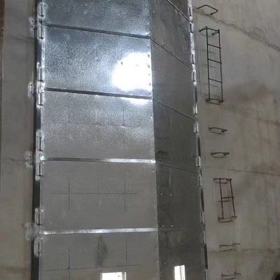 仓储装备粮库挡粮门河北生产厂家、粮库平开挡粮门