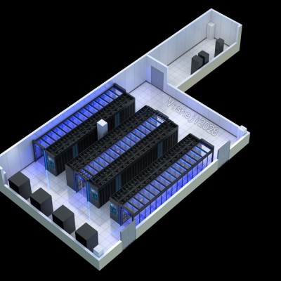南通舞台幕布效果图制作|机房中控室效果图制作