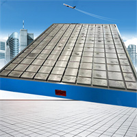 铸铁T型槽平台附内部图测试用精刨加工