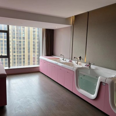 新生儿洗澡游泳池 婴儿洗浴设备  一体式防腐防潮 可定制生产