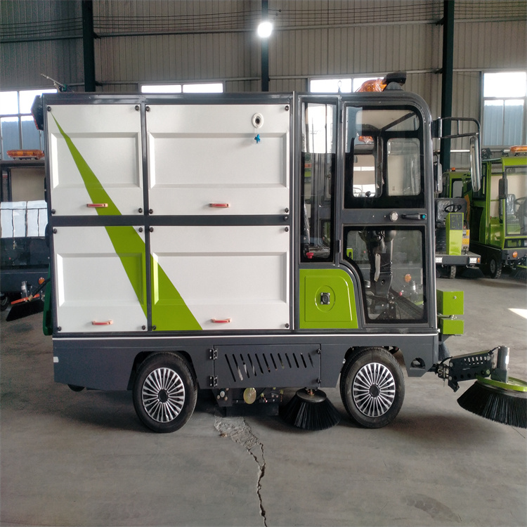 环保240升挂桶电动四轮扫地车电动四轮扫路车价格多少钱辆