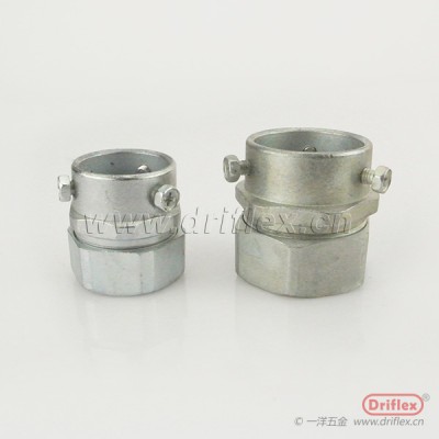 锌合金卡套式接头三柱式锁紧螺母DN12-100mm