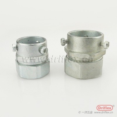 一洋五金锌合金卡套式接头三柱接头内径12-100mm