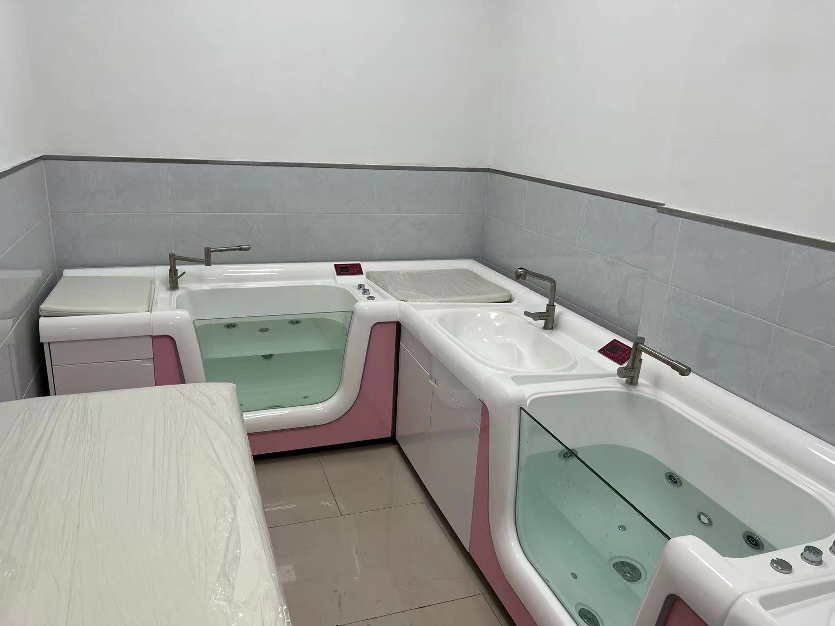 婴儿洗浴中心一体化新生儿洗澡设备护理台恒温婴幼儿游泳池