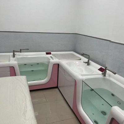婴儿洗浴中心一体化新生儿洗澡设备护理台恒温婴幼儿游泳池
