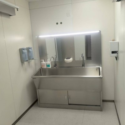 不锈钢洗手池 洗手槽  多人位消毒池