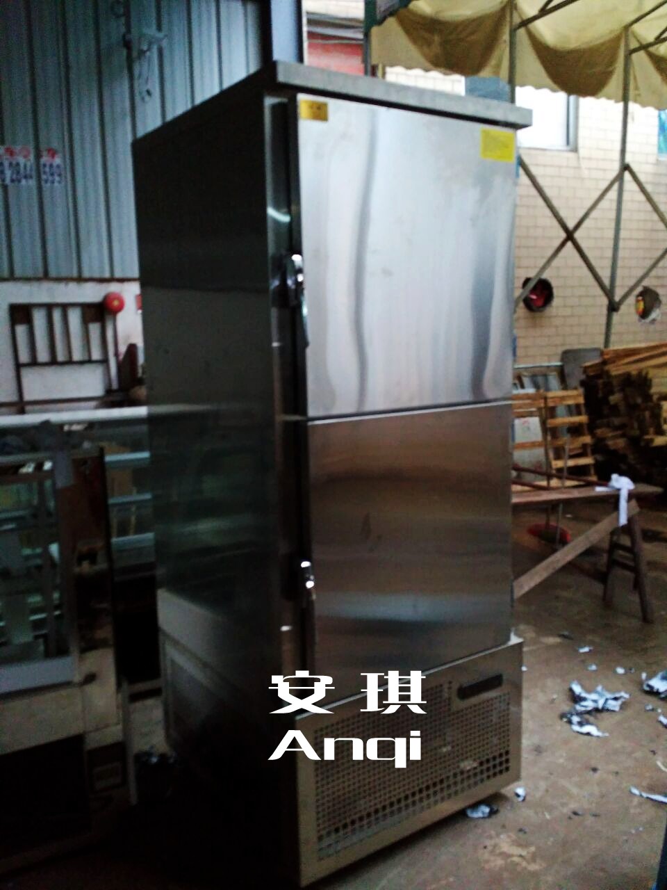 供应安琪牌急速速冻柜双门酒店鸡鹅肉冷冻柜超低温速冻机急冻锁鲜
