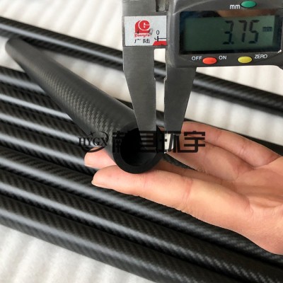 高强度碳纤维圆管 耐高温耐腐蚀 工业机械医疗器械用