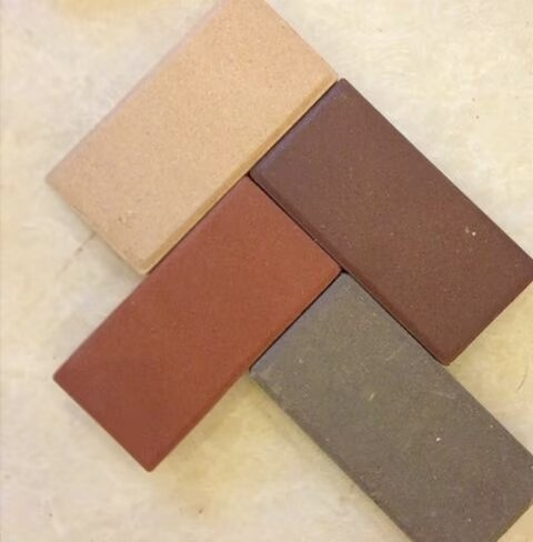 防滑耐磨陶土砖 公园广场定制路面砖