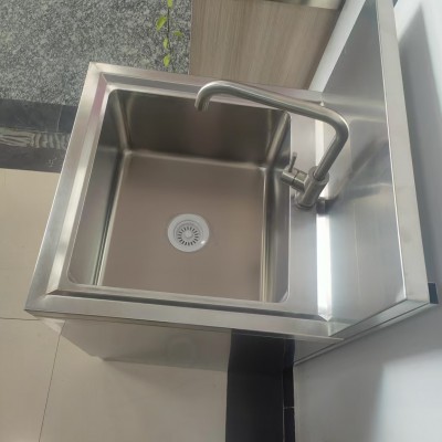 洗手池304不锈钢 感应水池厂家