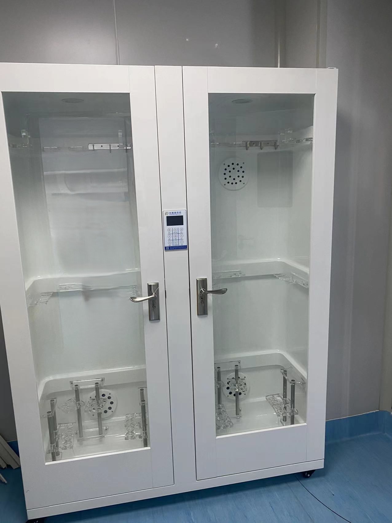 微电脑数显内窥镜储存柜 双开门臭氧消毒挂镜柜